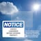 Signmission Contact Landowner Before Entering Property OSHA Notice Sign, Plastic, 14in W x 10in L, 2PK OS-2PACK-NS-P-1014-L-10799 - alternate 4